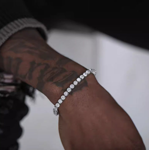 Pulsera de Plata de Ley S925 Unisex– Estilo Urbano