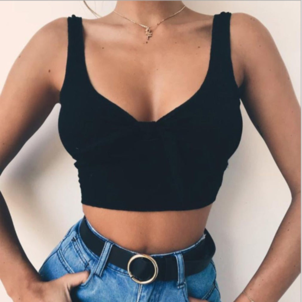 Top cruzado con lazo – Sexy, de moda y con flow total