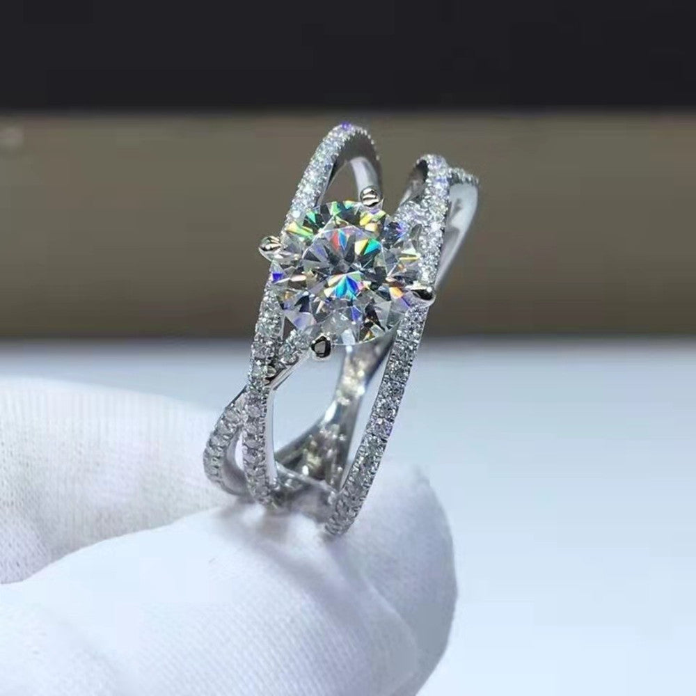 Anillo "Three Lives III" de moissanita – 1 quilate de amor eterno