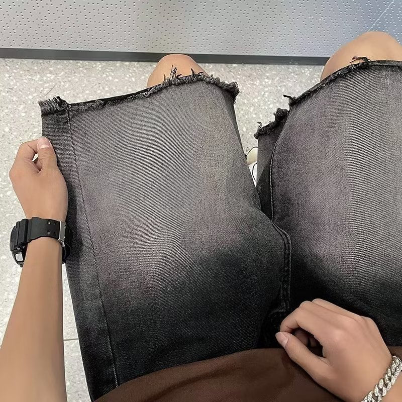 Short Denim Fino Desgastados