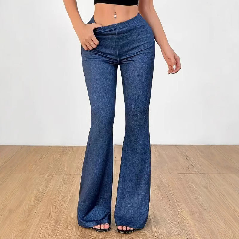 Pantalones acampanados cintura alta – Estilo vintage