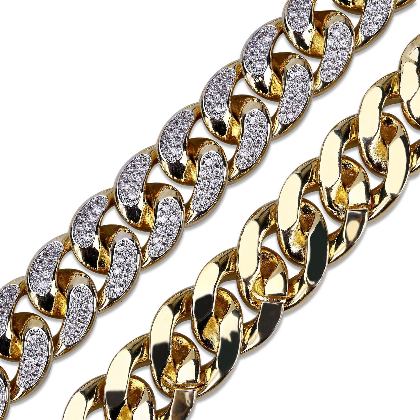 Cadena Grande de Oro para Hombre – Estilo Cubano Miami | Flow Callejero de Lujo
