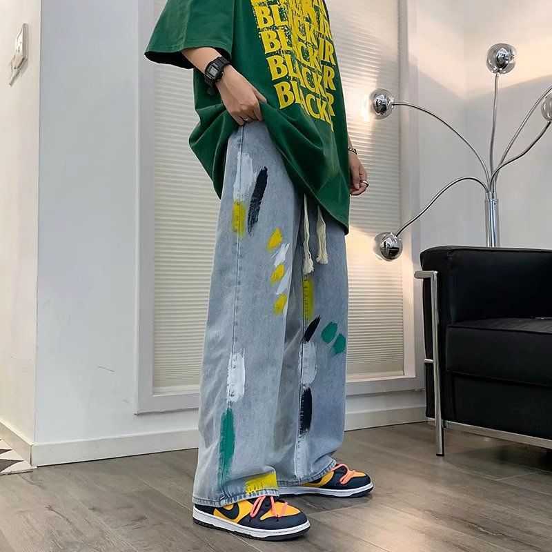 Pantalones rectos hip hop holgados – Streetwear cómodo