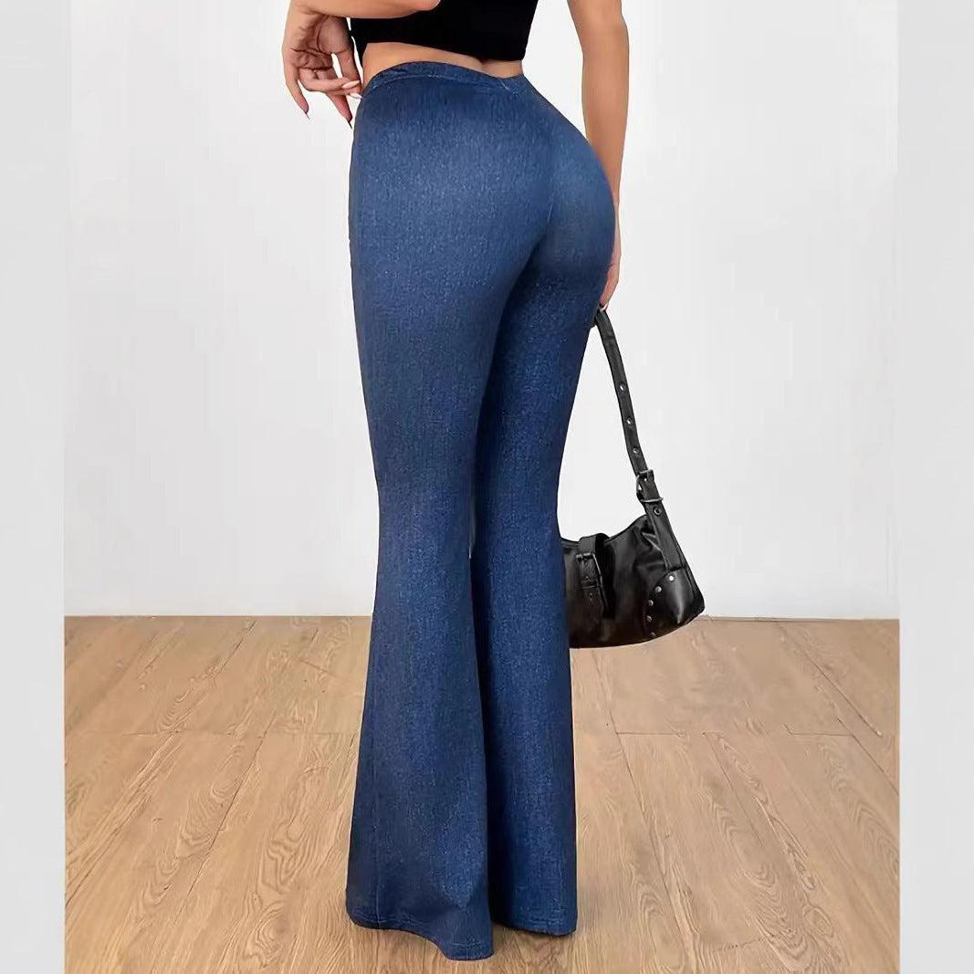 Pantalones acampanados cintura alta – Estilo vintage