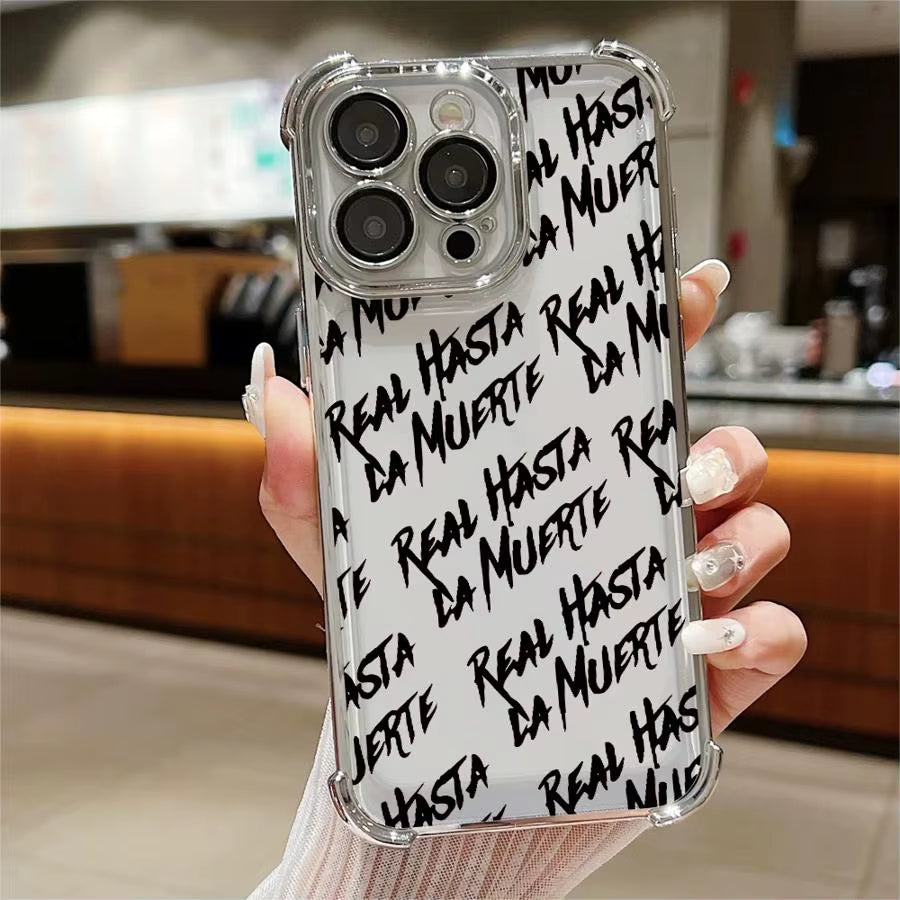Fashion Hot Rapper Anuel AA Phone Case for Iphone 11 12 14 13 plus 16E 16 15 Pro MAX Clear Cover