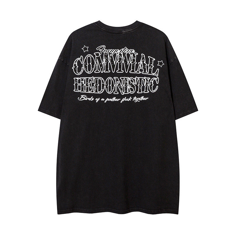Camiseta Hombre Oversize “Car Cartoon” | Estilo Street con Estampado Retro