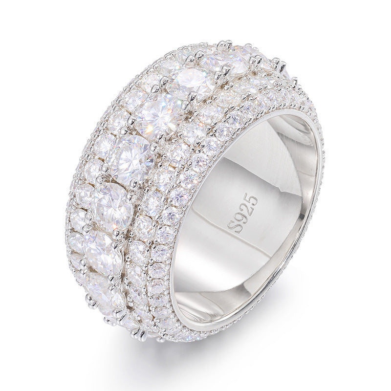 Anillo de Moissanita en Plata de Ley S925 – Brillo de Lujo al Mejor Precio