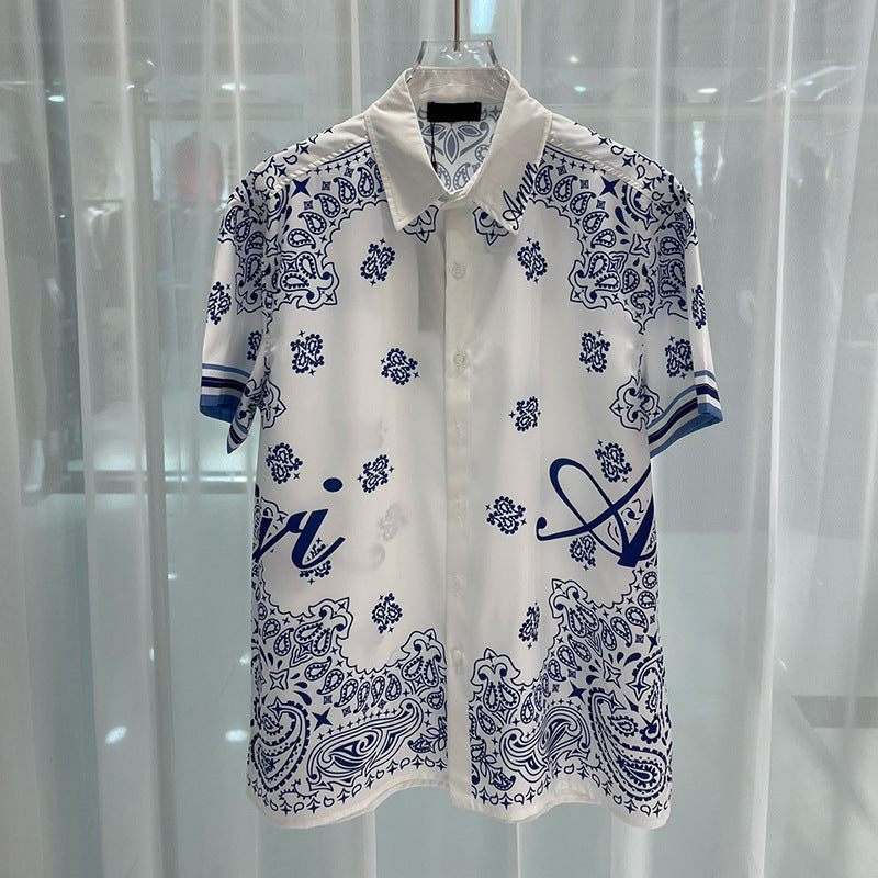 Conjunto Hombre Camisa y Shorts Casual Playa – Estilo Amiri