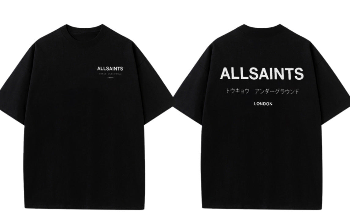 Camiseta unisex de algodón de marca de lujo de verano a la moda