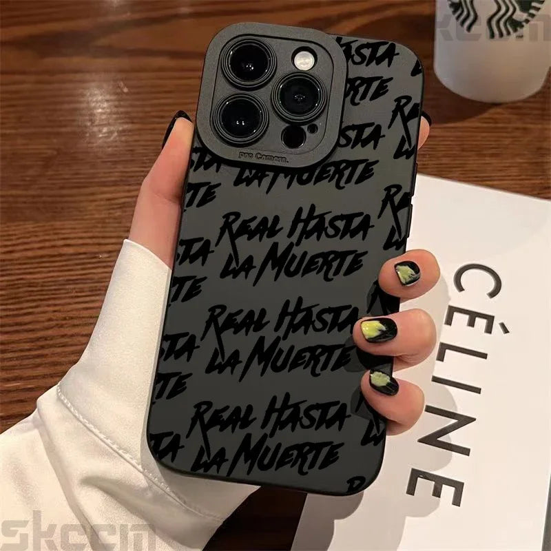 Fashion Hot Rapper Anuel AA Shockproof Phone Case for Iphone 16 Pro Max 15 14 11 12 13 Mini XS Max X XR 7 8 15 plus Matte Cover