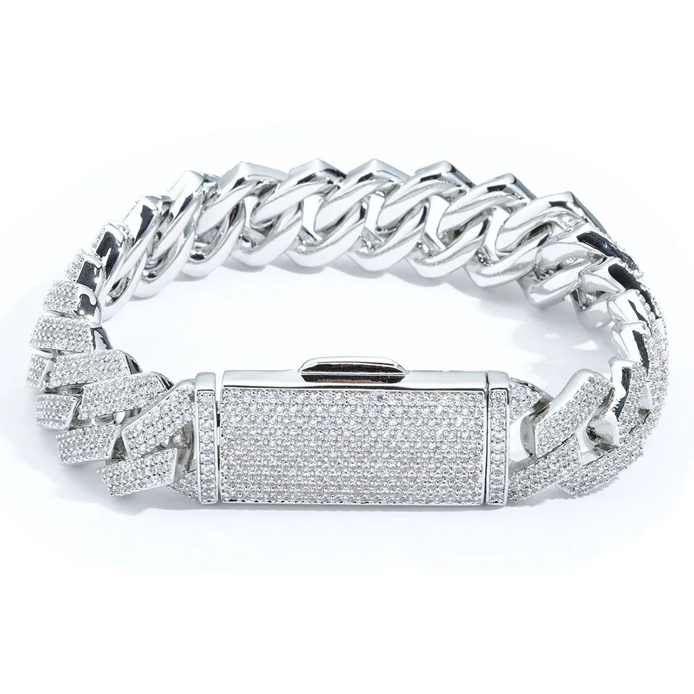 Pulsera Miami Ice Out para Hombre – Joyería Urbana con Flow 💎