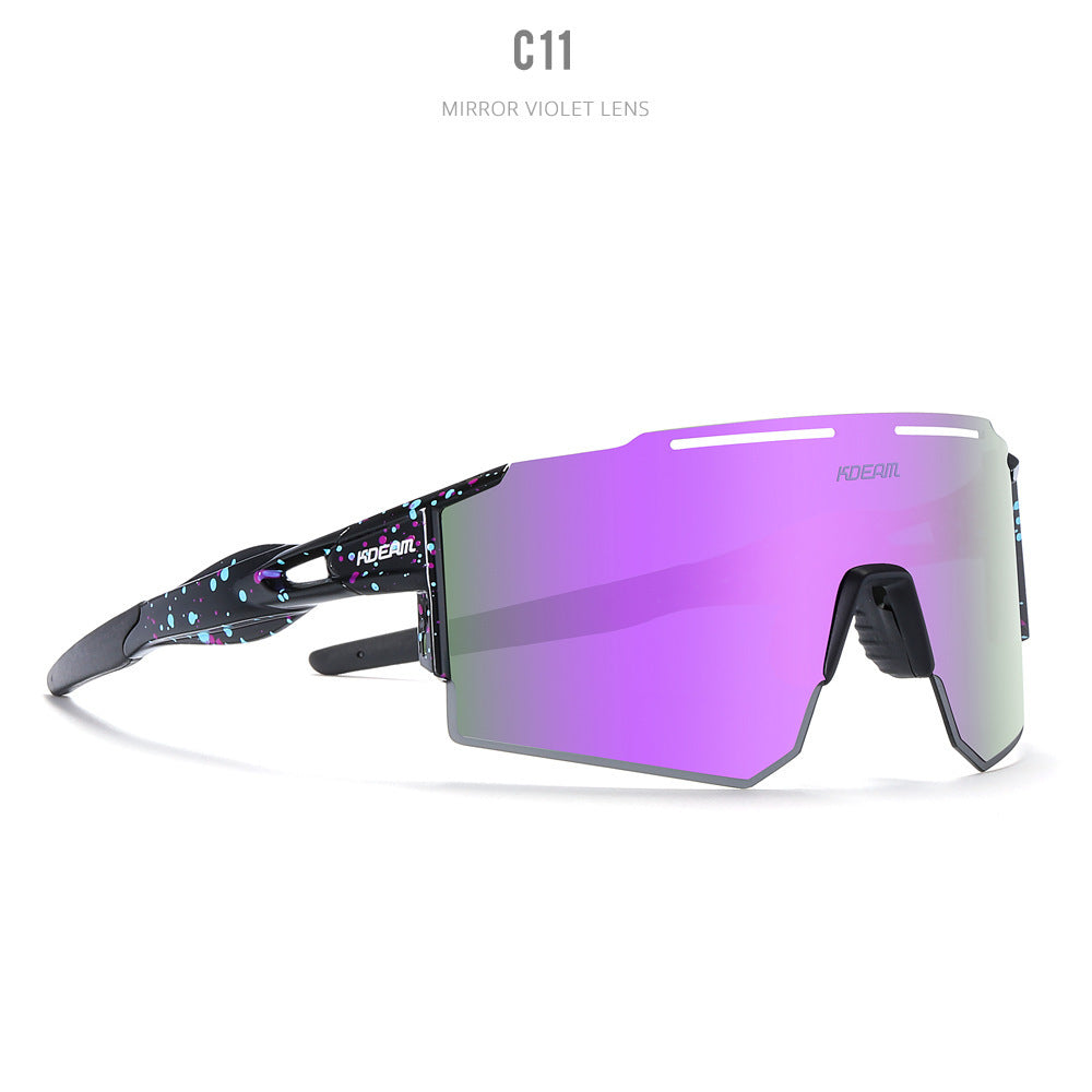 Gafas de sol polarizadas - protección total y resistencia al viento.