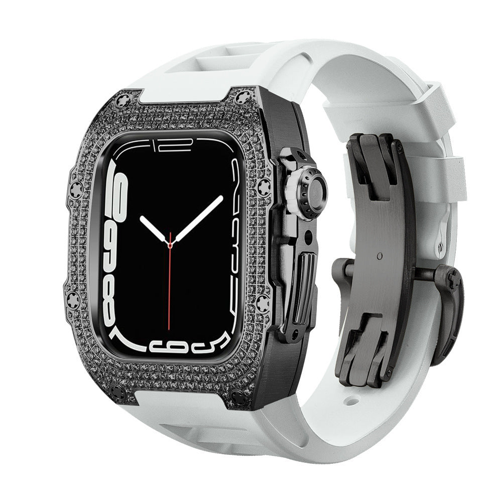 Correa de Reloj con Caja de Diamantes | Estilo Exclusivo Flow Hasta La Muerte
