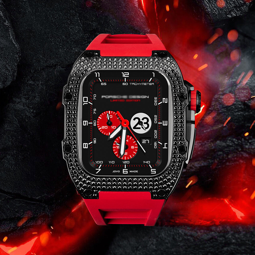 Correa de Reloj con Caja de Diamantes | Estilo Exclusivo Flow Hasta La Muerte