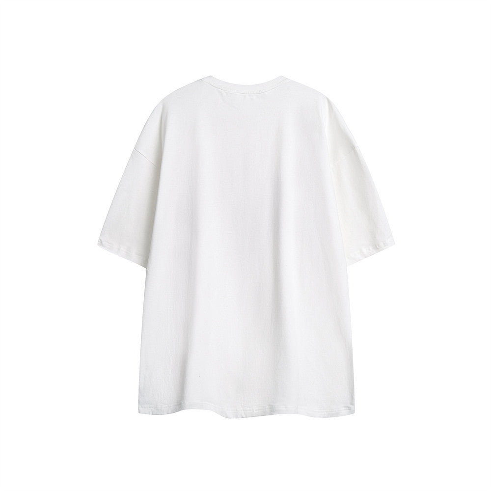 Camiseta Hombre con Parche | Manga Corta Estilo Urbano