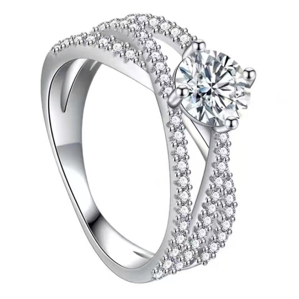 Anillo "Three Lives III" de moissanita – 1 quilate de amor eterno