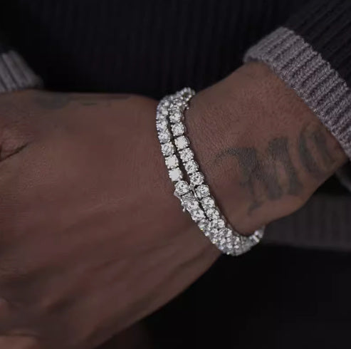 Pulsera de Plata de Ley S925 Unisex– Estilo Urbano