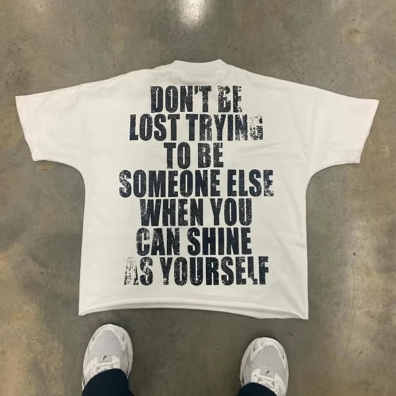 Camiseta Estilo Harajuku Y2K Hip Hop | Oversize Streetwear Femenino