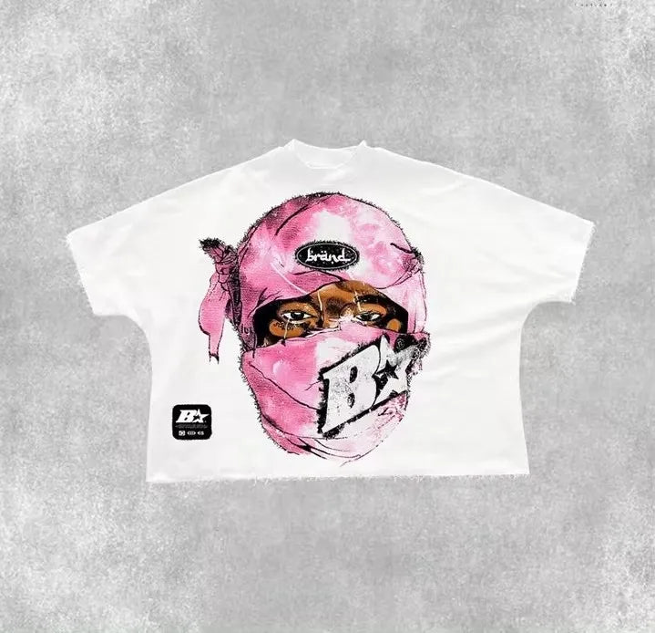 Camiseta Oversize Punk Y2K Gráfica Unisex | Estilo Harajuku Streetwear