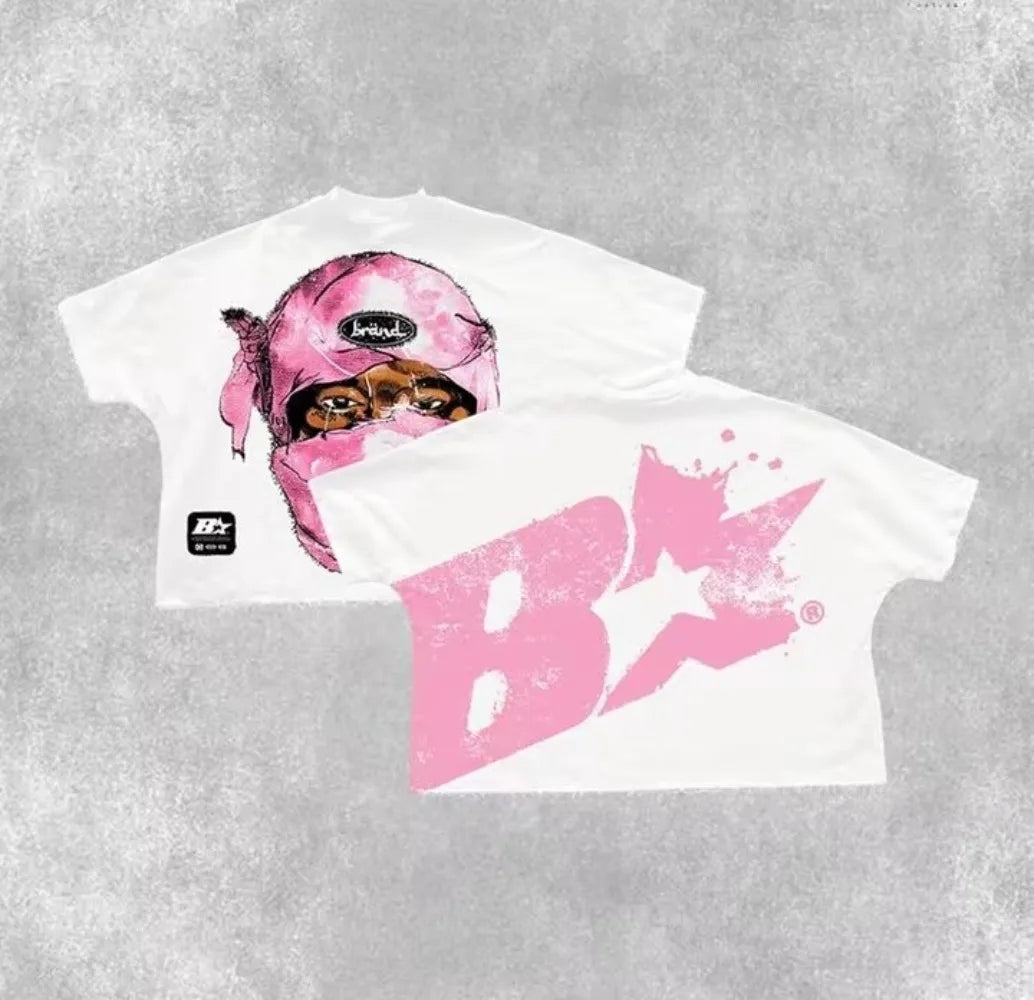Camiseta Oversize Punk Y2K Gráfica Unisex | Estilo Harajuku Streetwear