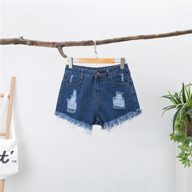 Pantalones Cortos Vaqueros Mujer – Cintura Alta y Pierna Ancha Estilo Oversize