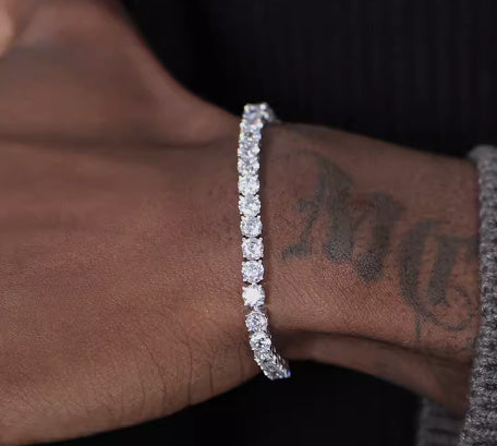 Pulsera de Plata de Ley S925 Unisex– Estilo Urbano