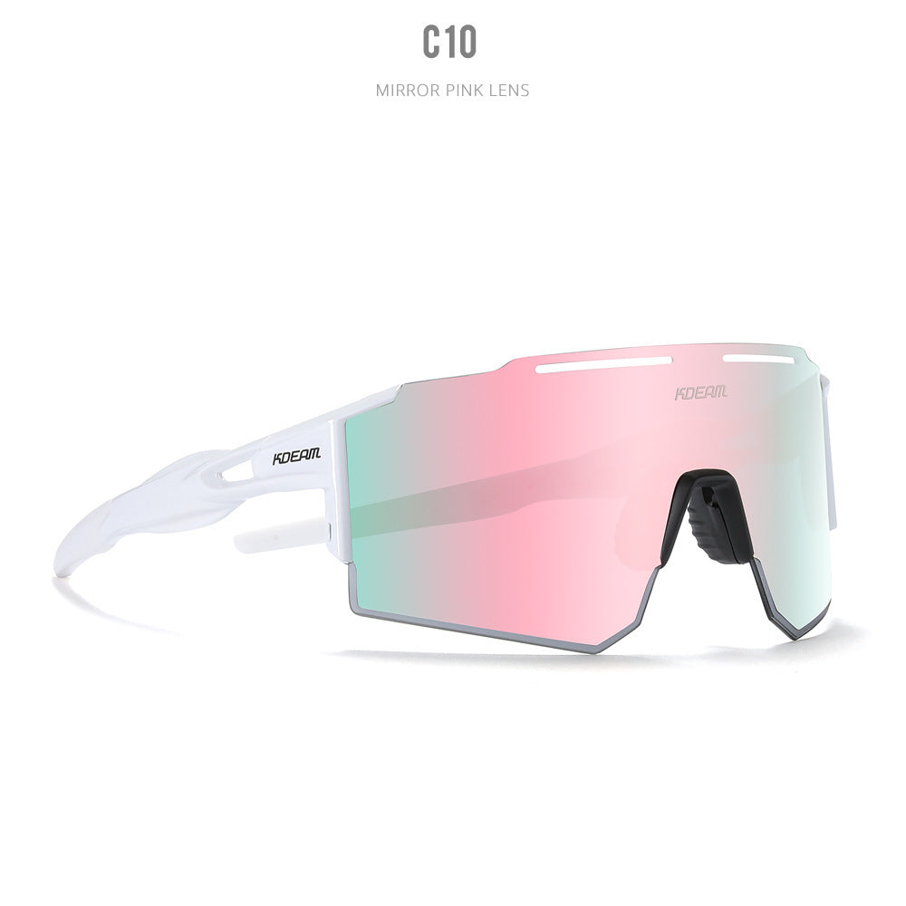 Gafas de sol polarizadas - protección total y resistencia al viento.