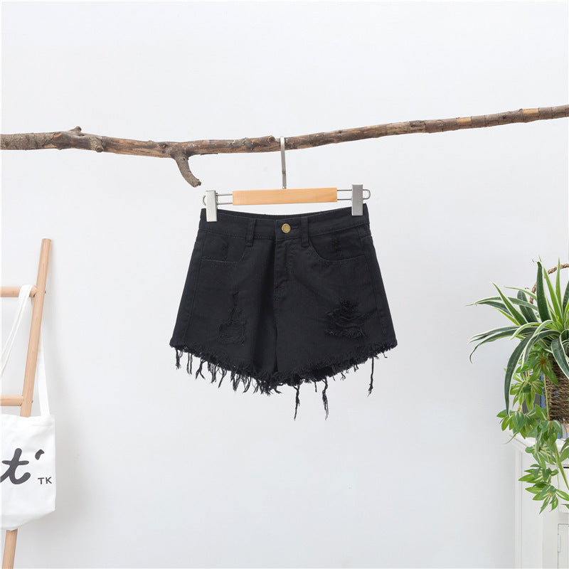 Pantalones Cortos Vaqueros Mujer – Cintura Alta y Pierna Ancha Estilo Oversize