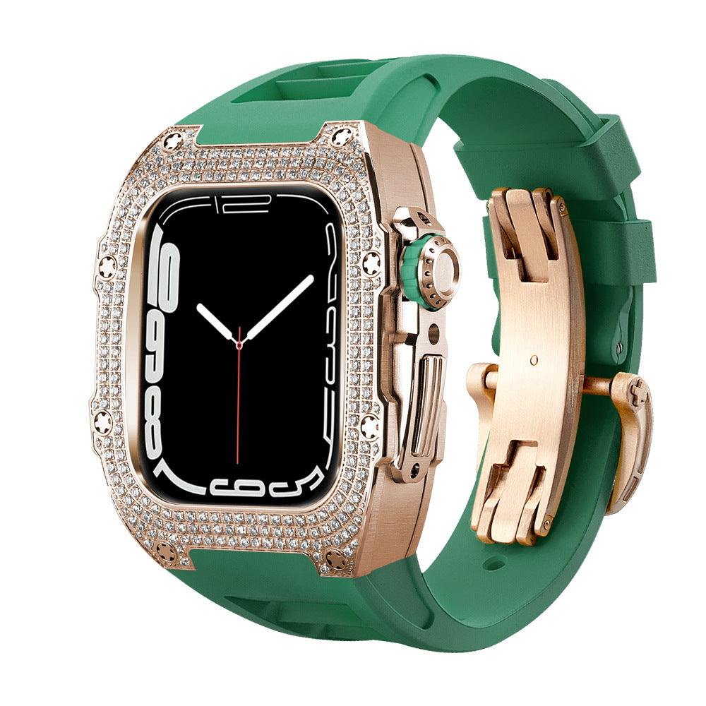 Correa de Reloj con Caja de Diamantes | Estilo Exclusivo Flow Hasta La Muerte