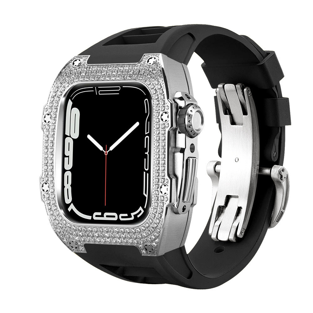Correa de Reloj con Caja de Diamantes | Estilo Exclusivo Flow Hasta La Muerte