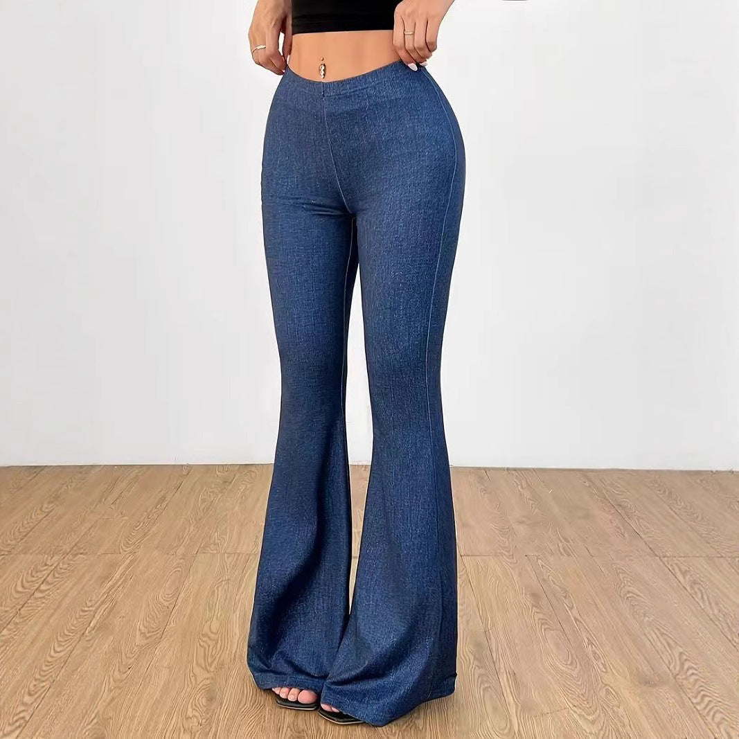 Pantalones acampanados cintura alta – Estilo vintage