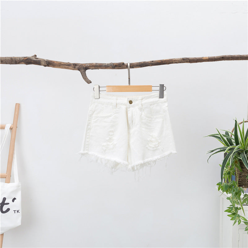 Pantalones Cortos Vaqueros Mujer – Cintura Alta y Pierna Ancha Estilo Oversize
