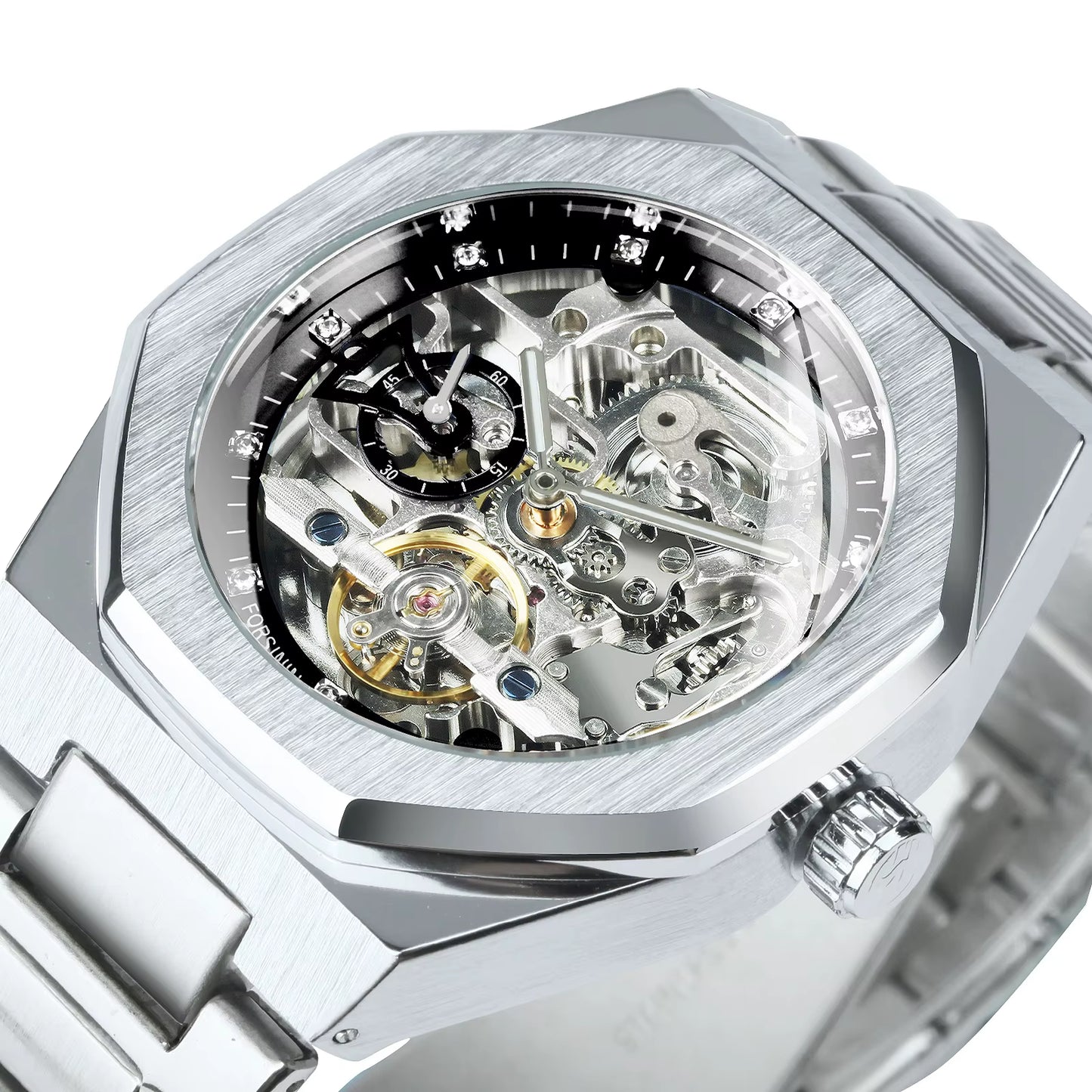 Reloj Automático Skeleton 3D – Estilo Deportivo Trap Mecánico