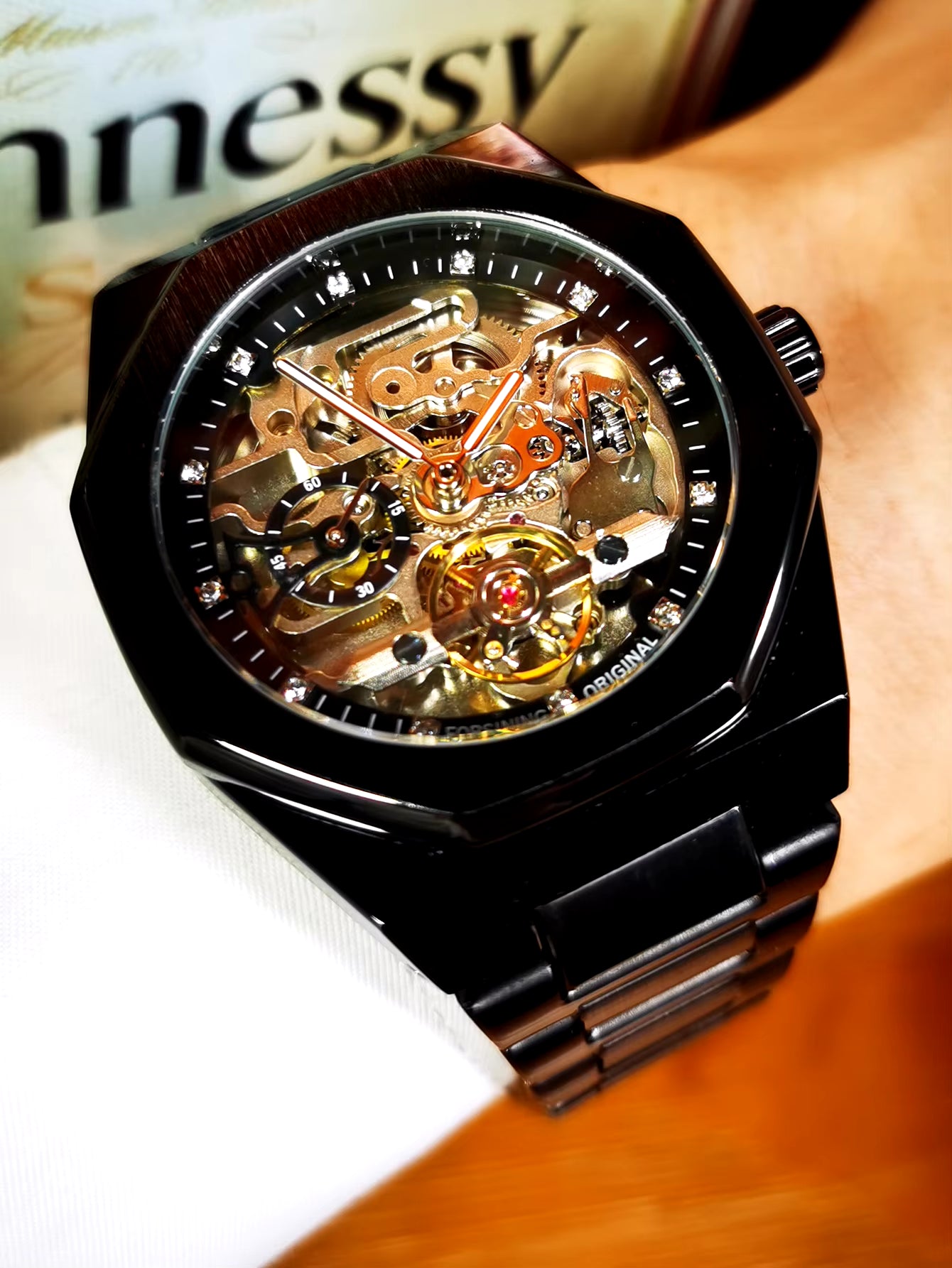 Reloj Automático Skeleton 3D – Estilo Deportivo Trap Mecánico