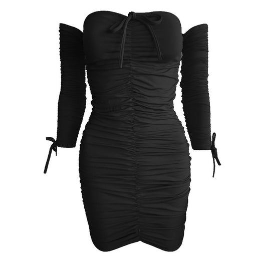 Vestido tubo con un solo hombro – Sexy & elegante