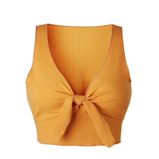 Top cruzado con lazo – Sexy, de moda y con flow total
