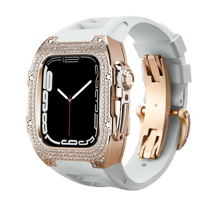 Correa de Reloj con Caja de Diamantes | Estilo Exclusivo Flow Hasta La Muerte