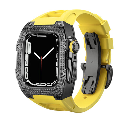Correa de Reloj con Caja de Diamantes | Estilo Exclusivo Flow Hasta La Muerte