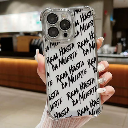 Fashion Hot Rapper Anuel AA Phone Case for Iphone 11 12 14 13 plus 16E 16 15 Pro MAX Clear Cover