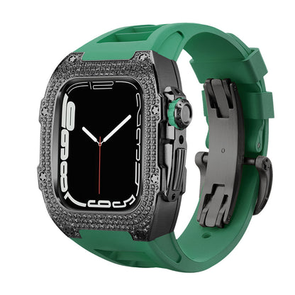 Correa de Reloj con Caja de Diamantes | Estilo Exclusivo Flow Hasta La Muerte