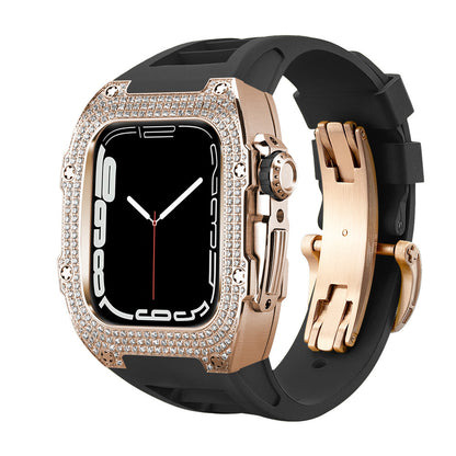 Correa de Reloj con Caja de Diamantes | Estilo Exclusivo Flow Hasta La Muerte