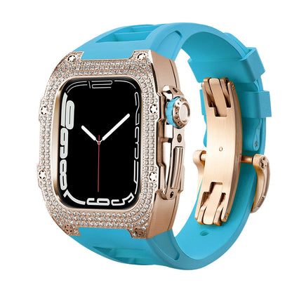 Correa de Reloj con Caja de Diamantes | Estilo Exclusivo Flow Hasta La Muerte