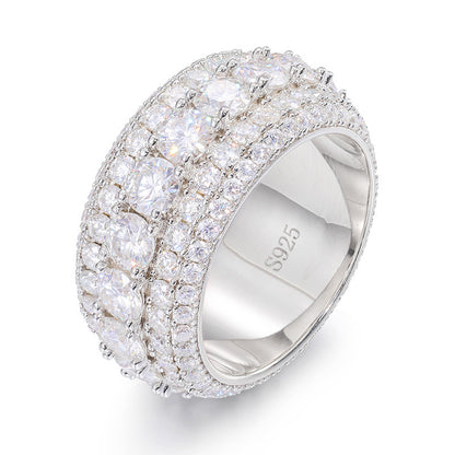 Anillo de Moissanita en Plata de Ley S925 – Brillo de Lujo al Mejor Precio