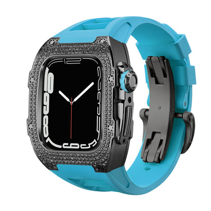 Correa de Reloj con Caja de Diamantes | Estilo Exclusivo Flow Hasta La Muerte