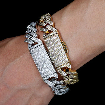 Pulsera Miami Ice Out para Hombre – Joyería Urbana con Flow 💎