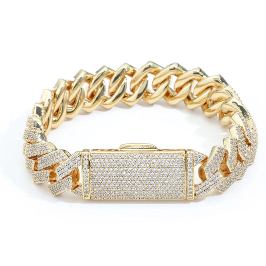 Pulsera Miami Ice Out para Hombre – Joyería Urbana con Flow 💎