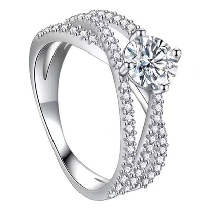 Anillo "Three Lives III" de moissanita – 1 quilate de amor eterno