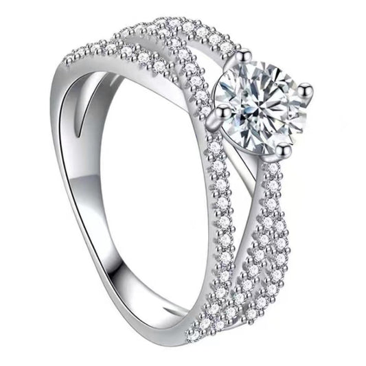 Anillo "Three Lives III" de moissanita – 1 quilate de amor eterno
