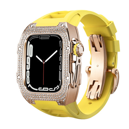 Correa de Reloj con Caja de Diamantes | Estilo Exclusivo Flow Hasta La Muerte