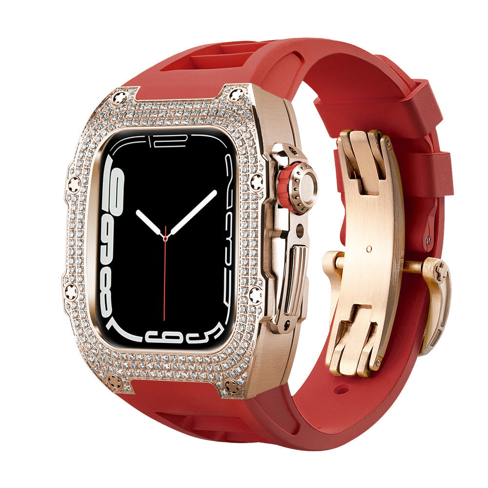 Correa de Reloj con Caja de Diamantes | Estilo Exclusivo Flow Hasta La Muerte